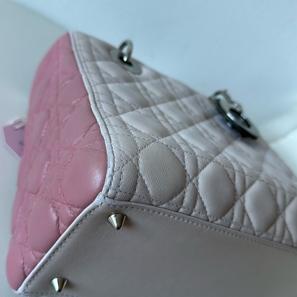 ❌SOLD❌ LIMITED EDITION* Tri-Color Cannage Lady Dior Bag - Picture 12 of 17
